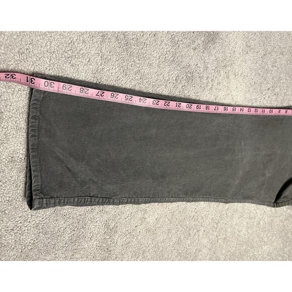 Vintage Y2K LL Bean Corduroy Pants Men 40x32 Gray - Picture 6 of 6